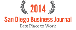 2014 San Diego Business Journal Best Place to Work Award