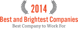 2014 Best and Brightest Companies Best Company to Work For Award