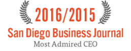 2016/2015 San Diego Business Journal Most Admired CEO Award