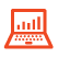 Red laptop icon